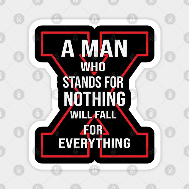 Stand for something, Black History, Civil Rights Magnet by UrbanLifeApparel