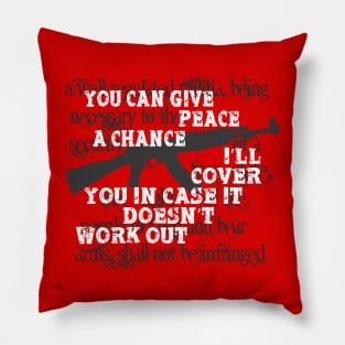 You can give peace a chance.... Pillow