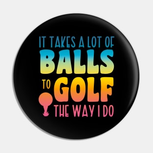 Golfing Pin