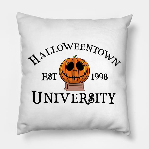 HalloweenTown University Pillow by Hija de Marte Tarot