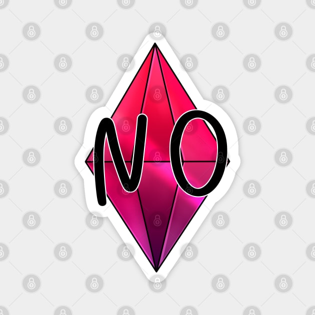 No Sims 4 Mood Plumbob Sims Magnet Teepublic