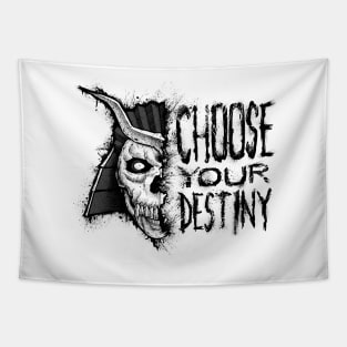 Mortal Kombat - CHOOSE YOUR DESTINY (black) Tapestry