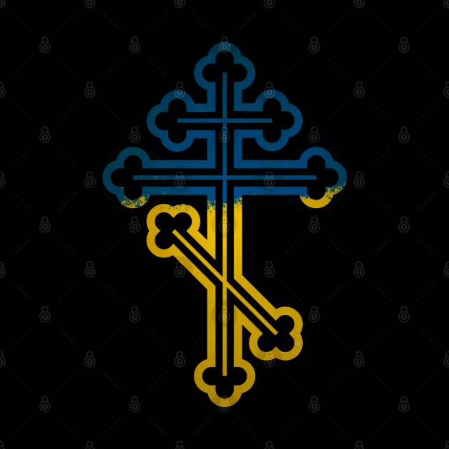 Ukrainian Orthodox Cross by Beltschazar