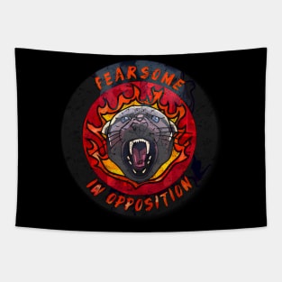 Fearsome In Opposition Tapestry