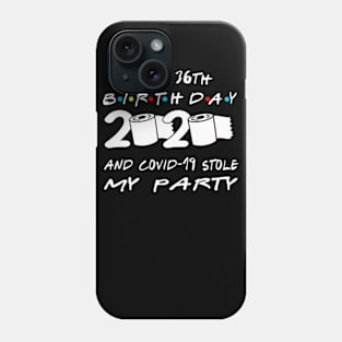 36th Birthday Quarantine Phone Case