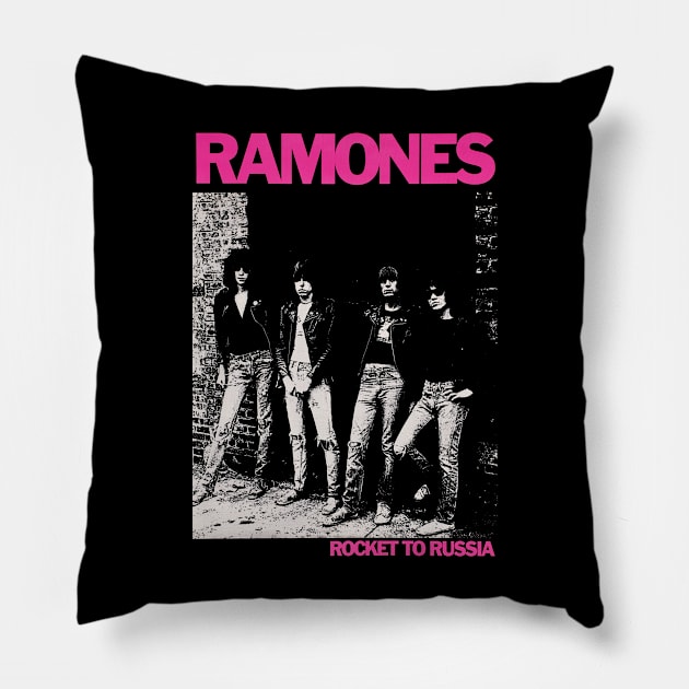 Rocket To russia Pillow by AlexPeechow