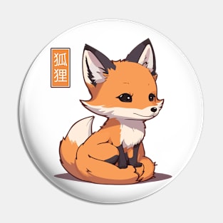 Fox kawaii Pin