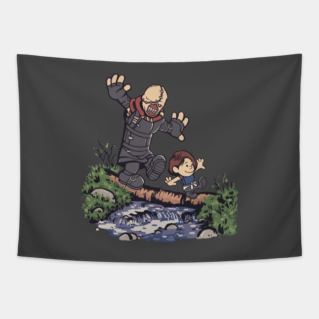 Jill and Nemesis Tapestry by yellovvjumpsuit