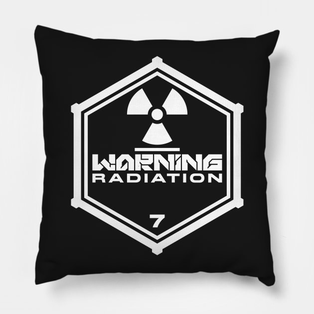 Warning: Radiation Pillow by TerminalDogma