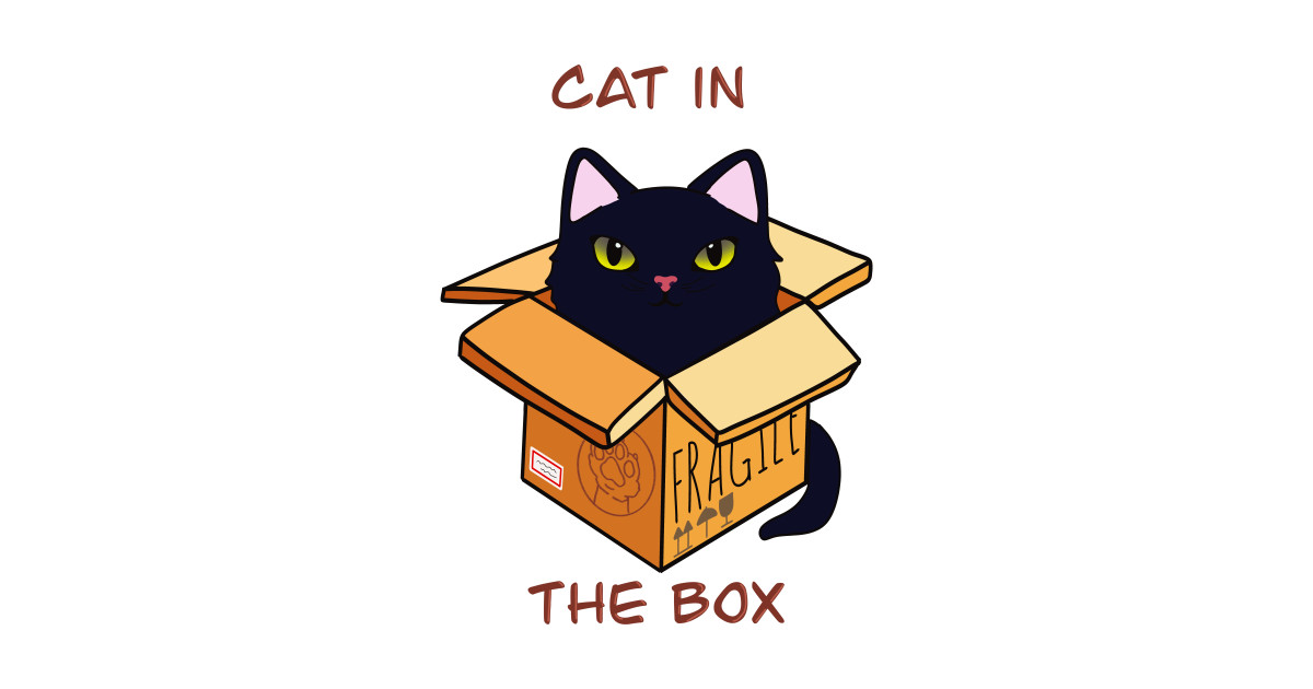 Cat in the box - Cat In The Box - T-Shirt | TeePublic