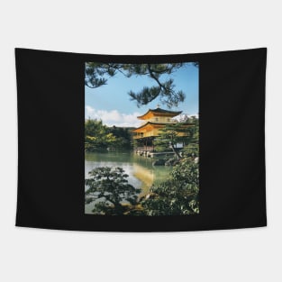 Golden Kyoto Temple Tapestry