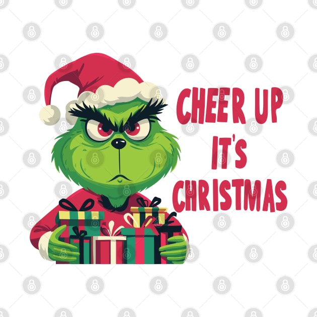 The Grinch. Cheer up, It's Christmas by katzura