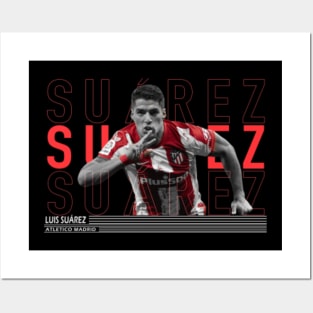 Luis Suarez Poster Atletico Madrid Poster Minimalist Suarez 