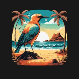 beach and bird T-Shirt