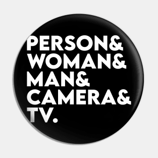 person woman man camera tv Pin