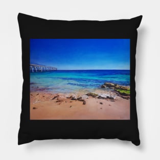 Port Noarlunga Beach Pillow