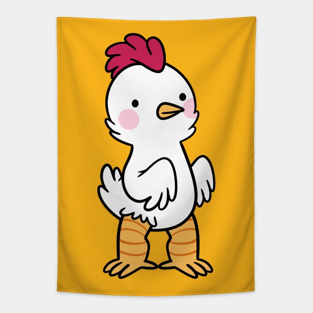 Chicken Legs Tapestry by Get A Klu Comics