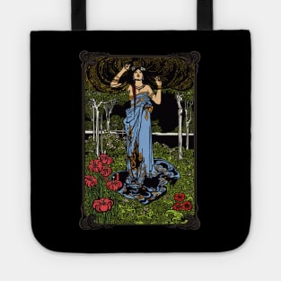 Art Nouveau Lady (natural) Tote