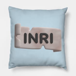 INRI Jesus Cross Pillow