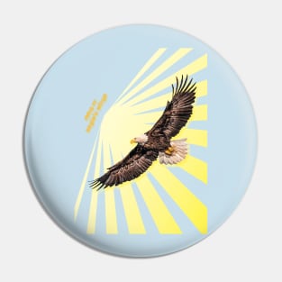 Rising on Eagle's Wings Pin