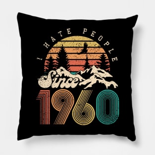 60th birthday gifts for men and women 1960 gift 60 years old Pillow