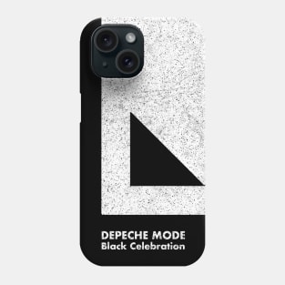 Black Celebration / Minimal Graphic Design Tribute Phone Case