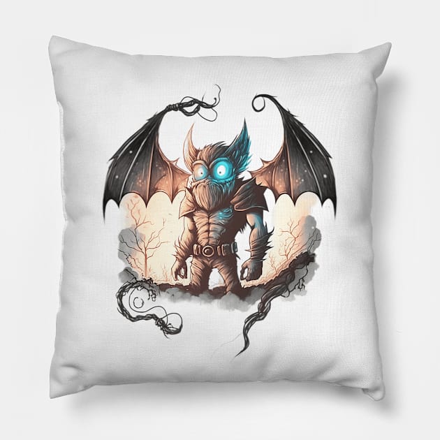 Mystical fantasy character. Pillow by AndreKENO