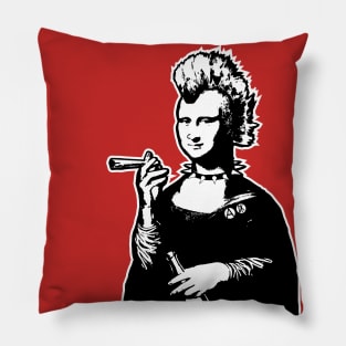 Punk Mona Lista Pillow