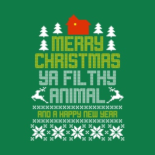 Merry Christmas Ya Filthy Animal T-Shirt