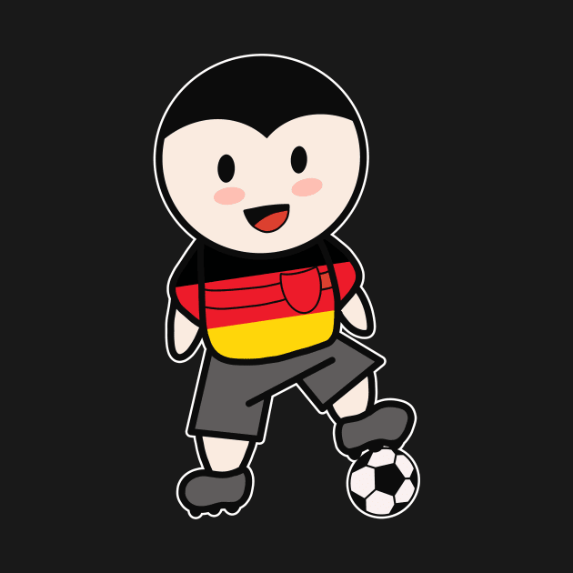 Football Boy Germany by Foxxy Merch