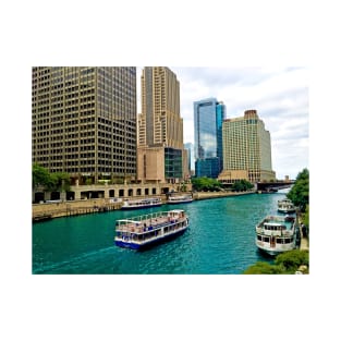 Chicago River from DuSable Bridge T-Shirt