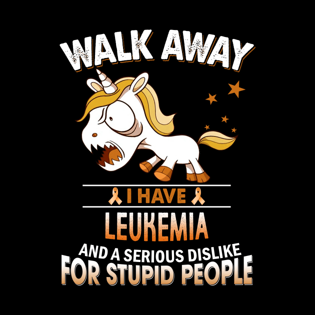 funny leukemia grumpy unicorn warrior by TeesCircle