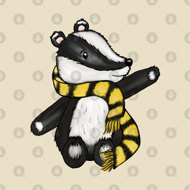 Badger Mascot by sophiedesigns