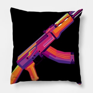 Akm assault rifle Pillow