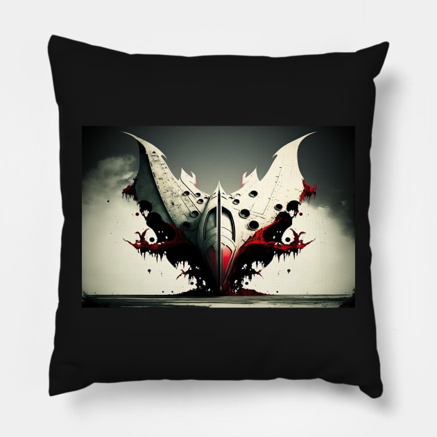 Starship Down Vol. 3 Pillow by JoeBurgett