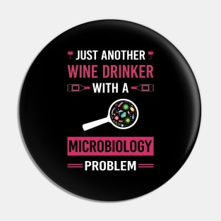 Wine Drinker Microbiology Microbiologist Pin