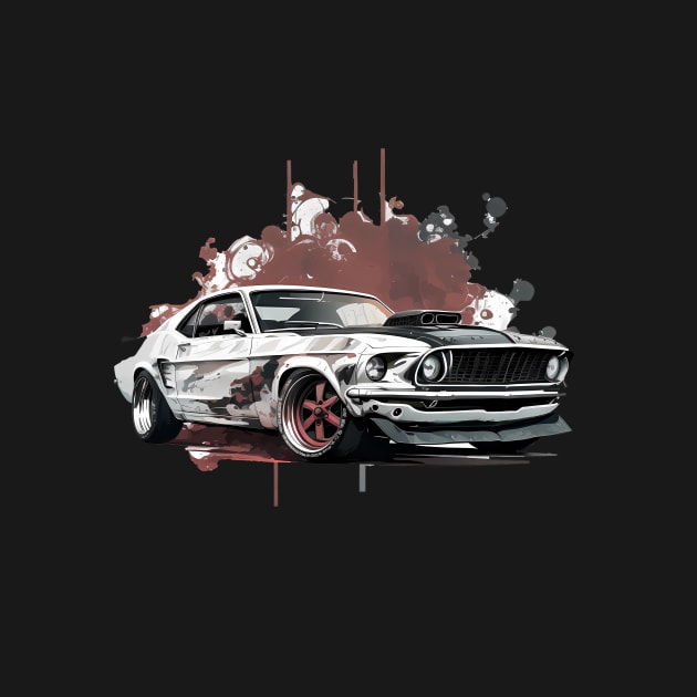 Ford Mustang Boss 429 T-Shirt by mrsticky