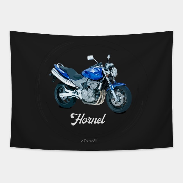 Honda hornet Tapestry by PjesusArt