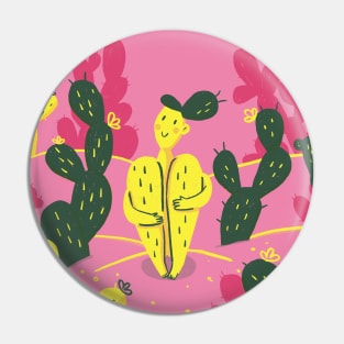 Natural Habitat Cactus Lady Pin