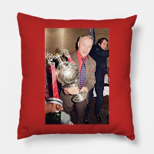 Bill Shankly with the cup Pillow