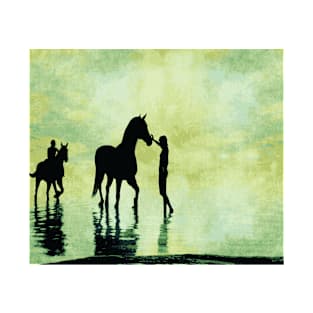 HORSE SILHOUETTE Pop Art T-Shirt