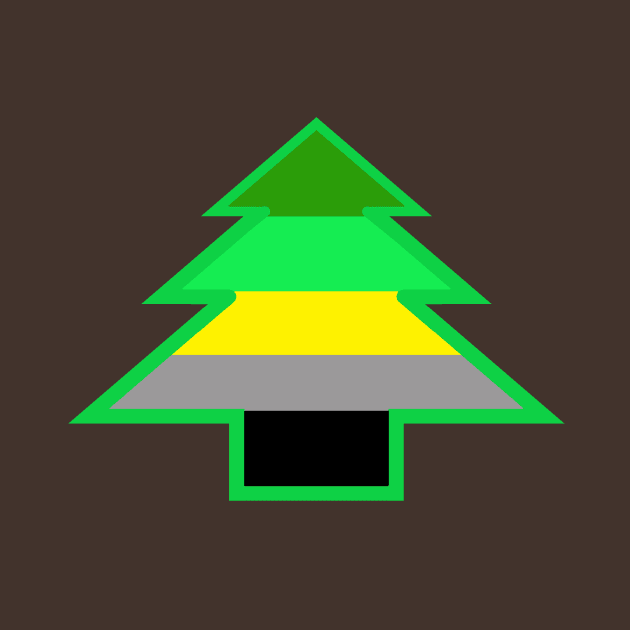 Aromantic Pride: Christmas Tree by DisneyFanatic23