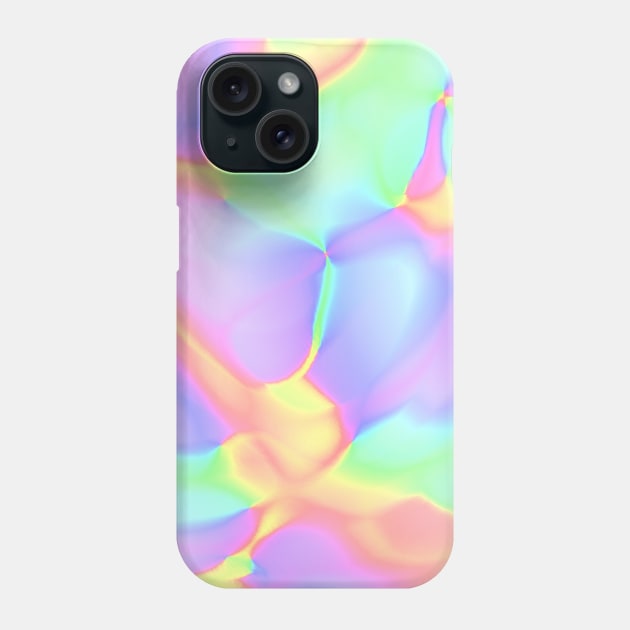 Pretty Pastel Rainbow Abstract Design Phone Case by KelseyLovelle