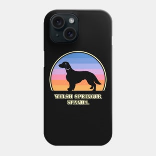 Welsh Springer Spaniel Vintage Sunset Dog Phone Case