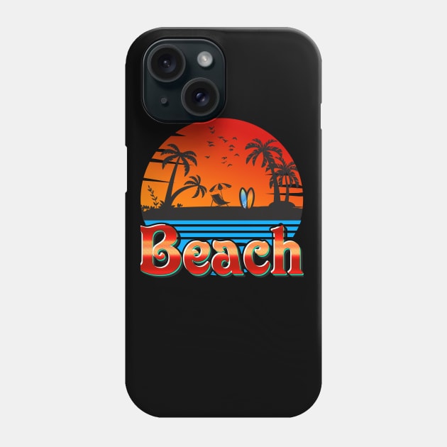 Beach lover Phone Case by Tonibhardwaj