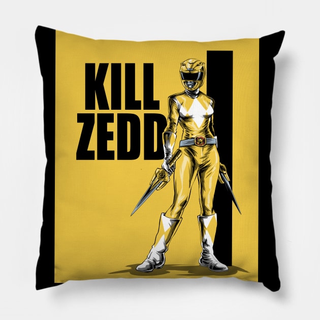 Kill Zedd Pillow by Zascanauta