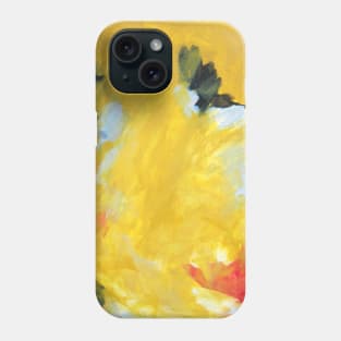 Abstract Yellow flower Phone Case