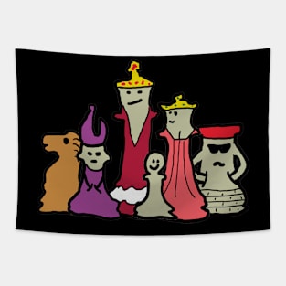 Chess Family Tapestry