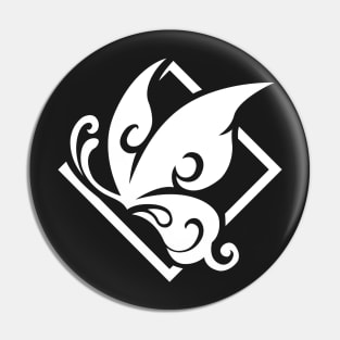 Genshin Impact Hutao Emblem - White Pin