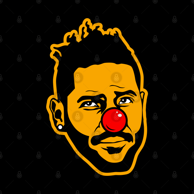 Antonio Brown Clown Pittsburgh by Carl Cordes